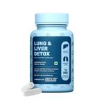 What's Up Wellness Lung & Liver Detox Supplement Capsules with Milk Thistle and N-Acetyl Cysteine, For Fatty Liver, 30 Capsules