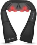 Snailax Shiatsu Neck and Shoulder Massager - Back Massager with Heat, Deep Kneading Electric Massage Pillow for Neck, Back, Shoulder,Foot,Body