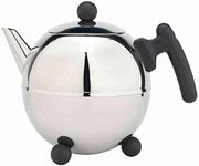 Teapot Bella Ronde with Handle and Feet in Black Volume: 1.5 l