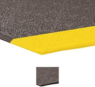 Notrax 415 Pebble Step Sof-Tred™ W/Dyna-Shield® Anti-Fatigue Safety Mat, for Home or Business 3' X 5' Black/Yellow