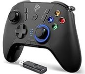 EasySMX Wireless Gaming Controller for Windows PC/Steam Deck/PS3/Android TV BOX, Dual Vibrate Plug and Play Gamepad Joystick with 4 Customized Keys, Battery Up to 14 Hours, Work for Nintendo Switch