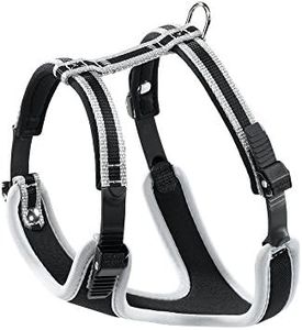 Ferplast Ergocomfort Harnais avec Rembourrage S pour Chien Gris