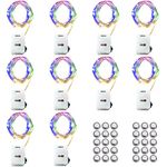 Melofo 10 Pack LED Fairy String Lights 3M/30 LEDs Battery Operated String Lights 3 Twinkle Lighting Modes Copper Wire Lights for Holiday Wedding Birthday Christmas Party Gifts Wine Bottle Decorations