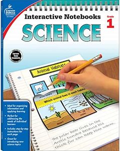 Carson Dellosa 1st Grade Science Workbook, Interactive Notebook for Physical, Space, and Earth Science, Homeschool or Classroom (Interactive Notebooks)