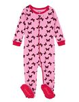 Leveret Kids Pajamas Baby Boys Girls Footed Pajamas Sleeper 100% Cotton (Butterfly, Size 2 Toddler)