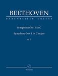 BARENREITER TASCHENPARTITUREN BEETHOVEN L.VON - SYMPHONIE N°1 IN C MAJOR OP.21 - STUDY SCORE Classical sheets Pocket score