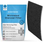 Biodefensor Microwave Charcoal Replacement Filter - Made in USA - Universal Cut to Fit OTR Frigidaire Whirlpool GE LG Appliances - Commercial Grade Carbon Adsorbs Grease, Odors, Smoke