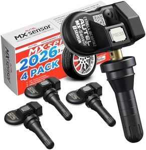 Autel TPMS Sensors MX-Sensor 2 in 1 TPS218 (315MHz + 433MHz) Screw-in OE-Level Tire Pressure Monitoring System Sensor for 99% Main Vehicles SAE Standard J1205/J1206/J2657 (Rubber Stem Qty of 4)