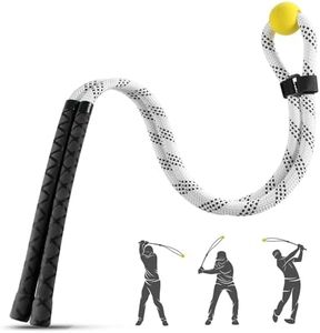 ACESTRIKE Golf Rope Swing Trainer, Golf Tyro Posture Corrector Professional Golf Training Aid, Golf Warm-Up Practice Equipment with Weighted Ball for Golfers of All Levels