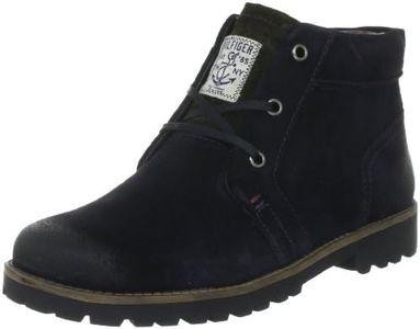 Tommy Hilfiger Eddie 10A FU56814623 Unisex Children's Boots, Blue Midnight Duffle Bag 403, 27 EU