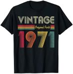 50 Birthday Women Men 50 Years Vintage 1971 T-Shirt T-Shirt