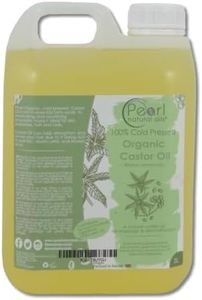 Pure Cold Pressed Organic Castor Oil Vegan, Hexane Free, BP Grade, Non-GMO 2 litres