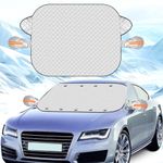 Car Windscreen Covers Frost for Winter, Magnetic Windscreen Frost Protector Thicken, Ice Protection Foils Snow Windshield Sun Shade Front Window Screen Cover, Anti-dust and Anti-uv