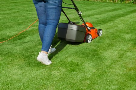 Flymo EasiStore 300R Electric Rotary Lawn Mower – 30cm, 30L, Rear Roller