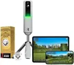 Rapsodo MLM2PRO Launch Monitor Golf Simulator | Swing Trainer & Shot Tracker for Home & Driving Range | Golf Training Aid (3 Chrome Tour Balls)