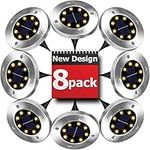 8 Pack Solar Lights Outdoor Solar G