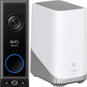 eufy Security Video Doorbell E340 (with HomeBase 3), 2K Full HD Dual Cameras&Head-to-Toe View,Wired/Battery Power,Delivery Guard,Color Night Vision,Two-Way Talk, Local Expandable Storage up to 16TB