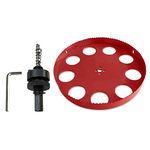 TUNEZ® Hole Saw M42 Bi-Metal Hole Cutter Set with Hexagon Arbor and Centring Metal Drill Bits Holesaw Kit for Wood Metal Plasterboard Iron Sheet Pipe Plastic (285 MM)