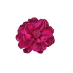 Dainty Fabric Rose Flower Large Brooch Lapel Pins Delicate Elegant Handmade Flower Brooches Pin Classic for Wedding Party Dance Banquet for Women Dress Suit Ceremony Clothes Accessories Jewelry