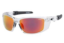 O'Neill 9002 2.0 Polarized Men's Wrap Sunglasses, Sports Clear Crystal, 62 mm