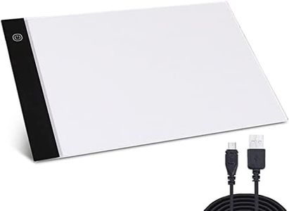 A4 Ultra-Thin Portable LED Light Box Tracer USB Power LED Artcraft Tracing Light Pad Light Box for Artists,Drawing, Sketching, Animation