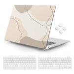 iCasso for MacBook Air 13 Inch Case 2018 2019 2020 Release A2337 M1/A1932/A2179 (for MacBook air A2337M1/ A1932/A2179, Art Modern Brown)