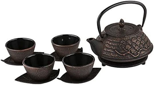 lachineuse Servicio de té de Hierro Fundido, Cerezos Azul, Non Applicable