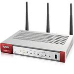 Zyxel Next Generation VPN Firewall with 1 WAN, 1 SFP, 4 LAN/DMZ Gigabit Ports and 802.11ac/n WiFi USG20W-VPN