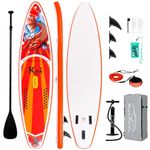 FunWater Stand Up Paddle Board Ultra-Light Paddleboard with Inflatable SUP Accessories for Adults & Youth of All Skill Levels