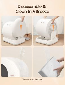 MeoWant Automatic Cat Litter Box – Self-Cleaning Pet Toilet