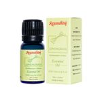 Sugandhim Lemongrass Essential Oil, 1 x 10ml, Steam Distilled, Aromatherapy, 100% Pure, Natural & Undiluted, Aroma Diffuser, Blend With Carrier Oil To Apply On Skin, Helps To Promotes Hair Growth