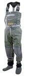 FROGG TOGGS mens Pilot River Guide Hd Stockingfoot Chest Wader, Green, Small