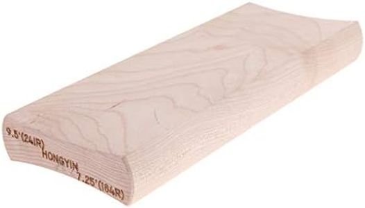 Baosity Wooden Radius Sanding Block for Guitar Bass Fret Leveling Luthier Tool - 9.5''/7.25''