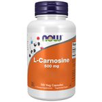 Now Foods, L-Carnosine, 500mg, 100 Vegan Capsules, Amino Acid, Soy Free, Gluten Free, Vegetarian