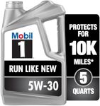 Mobil 1 120764 Synthetic Motor Oil 5W-30, 5 Quart