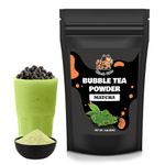 Bubble Tea Powder Kit | Matcha Flavor | 1LB (454g) | 18 Servings | Instant Boba Drink Mix for Smoothies and Tapioca Pearl Milk Tea