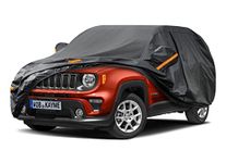 Kayme 7 Layers SUV Car Cover Waterproof Breathable, Custom Fit 2014-2023 Jeep Renegade, Outdoor Full 4x4 Cover Sun Rain UV Dust All Weather Protection. Shipping From UK Warehouse. Black