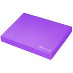 ProsourceFit Exercise Balance Pad – Large Cushioned Non-Slip Foam Mat & Knee Pad for Fitness, Stability Training, Physical Therapy, Yoga 15"x19"