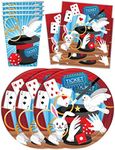 Magic Show Birthday Party Supplies Set Plates Napkins Cups Tableware Kit for 16