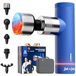 BOB AND BRAD A7 Pro Massage Gun with Heat and Cold Therapy, 11mm Amplitude Mini Massage Gun Deep Tissue Portable, 3200 RPM Professional Quiet Muscle Massager Gun for Pain Relief, Gift for Dad Mom