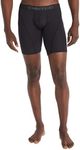 ExOfficio Men's Standard Give-N-Go Sport 2.0 Boxer Brief 9", Black/Black, X-Large