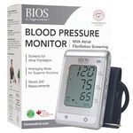 BIOS Diagnostics Blood Pressure Monitor - with Atrial Fibrillation Screening, #1 Canadian Blood Pressure Manufacturer* Home Use, Upper Arm Reading, AFIB, Large Display, 200 measurements, Averaging Mode