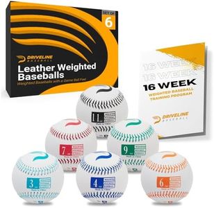 Driveline Leather Weighted Baseballs - Set of 6