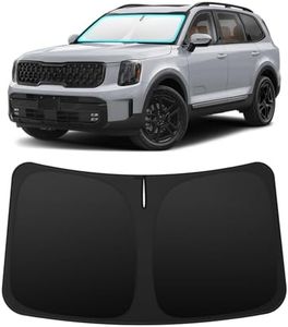 INSAUTO Custom Fit Windshield Sun Shade Accessories for Kia Telluride 2020-2025, Foldable Front Window Sunshade, UV & Heat Reflector, Keeps Interior Cool, Includes Storage Bag