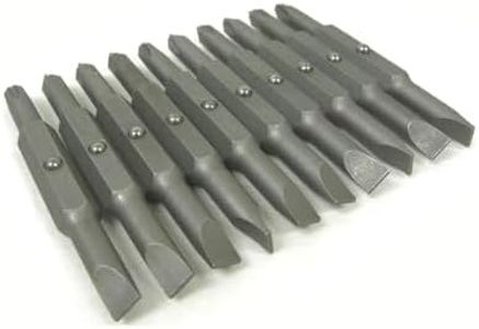 Set of 10 Piece 3" Double-Ended Screwdriver Power Bit Set, Phillips #2