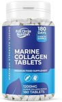 Marine Collagen Tablets 1200MG - 2400MG - 180 Days Supply - Marine Collagen Supplement