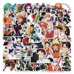 Japanese Anime Stickers, Popular Classic Mixed Stickers, 50pcs Waterproof Vinyl Stickers for Car Phonec Computer, Guitar, Luggage, Skateboard for Cartoon Fans …