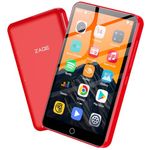 80GB MP3 Player with Bluetooth and WiFi, ZAQE 4" HD Full Touch Screen MP3 Player with Spotify, Amazon Music,YouTube,Libby,Android MP4 Music Player for Kids