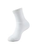 Jockey Men's Calf Length Cotton Socks 7030_White_Free Size