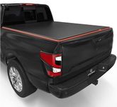 YITAMOTOR Soft Tri-fold Truck Bed Tonneau Cover Compatible with 2005-2025 Nissan Frontier(NO México) 5ft Bed, Reflective Strip Style